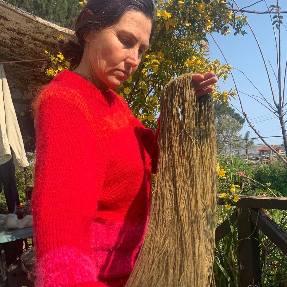 Mireille Lewarne will be leading the Botanical Dyeing and Eco-Printing workshops.