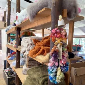 You will be able to use the yarn you made to create beautiful clothing/décor and accessories.